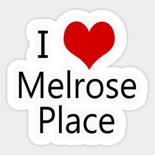 I Heart Melrose Place Sticker